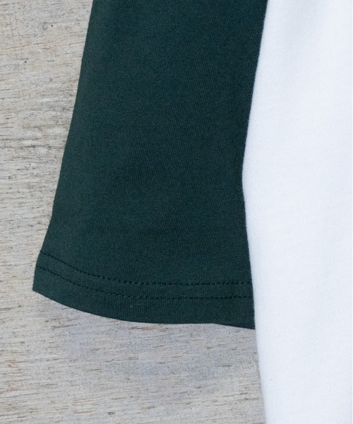 GERRY（ジェリー）の「【ag】〔GERRY/ジェリー〕USAコットン天竺COLLEGEロゴプリント半袖ワイドTシャツ/ルーズシルエット（Tシャツ/カットソー・メンズ・ホワイト/サックスブルー系/その他/ダークグリーン/ブラック・MEDIUM/LARGE/X-LARGE）」の19枚目の写真