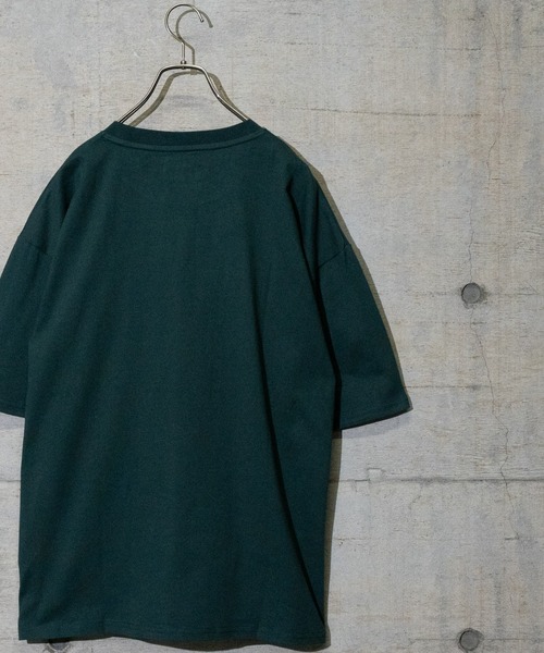 GERRY（ジェリー）の「【ag】〔GERRY/ジェリー〕USAコットン天竺COLLEGEロゴプリント半袖ワイドTシャツ/ルーズシルエット（Tシャツ/カットソー・メンズ・ホワイト/サックスブルー系/その他/ダークグリーン/ブラック・MEDIUM/LARGE/X-LARGE）」の11枚目の写真