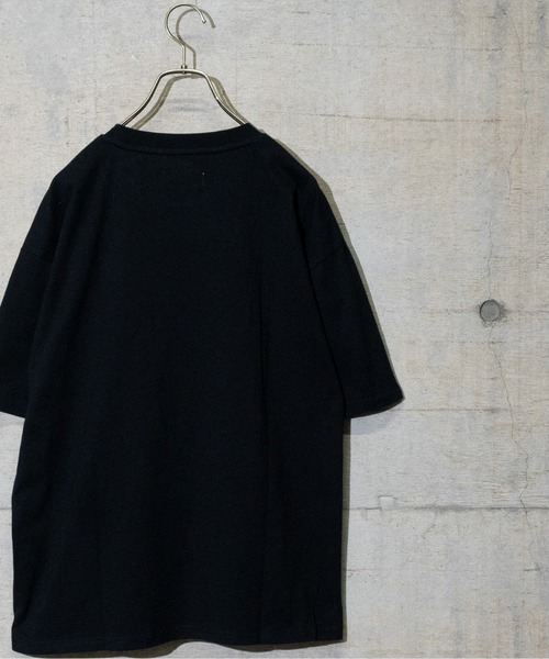 GERRY（ジェリー）の「【ag】〔GERRY/ジェリー〕USAコットン天竺COLLEGEロゴプリント半袖ワイドTシャツ/ルーズシルエット（Tシャツ/カットソー・メンズ・ホワイト/サックスブルー系/その他/ダークグリーン/ブラック・MEDIUM/LARGE/X-LARGE）」の13枚目の写真