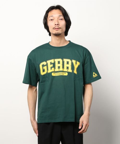 GERRY（ジェリー）の「【ag】〔GERRY/ジェリー〕USAコットン天竺COLLEGEロゴプリント半袖ワイドTシャツ/ルーズシルエット（Tシャツ/カットソー・メンズ・ホワイト/サックスブルー系/その他/ダークグリーン/ブラック・MEDIUM/LARGE/X-LARGE）」の22枚目の写真