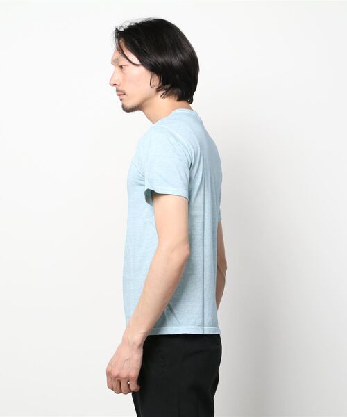 Good On(グッドオン)の「GOOD ON クルーネックTシャツ GOST701(Tシャツ/カットソー・メンズ・ライトブルー/パープル/ブルー系その他・L/M/XL/S)」の20枚目の写真