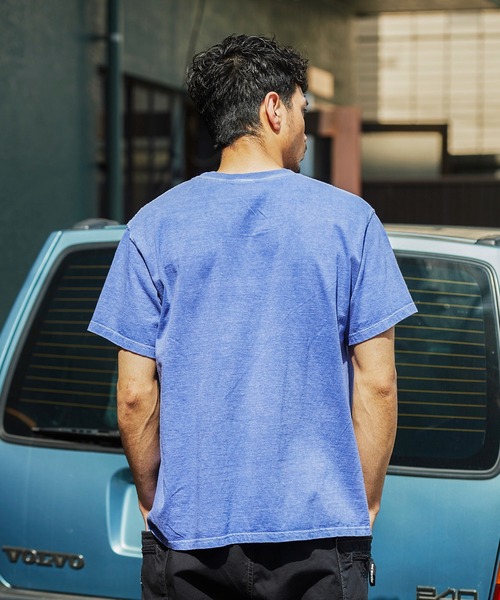 Good On(グッドオン)の「GOOD ON クルーネックTシャツ GOST701(Tシャツ/カットソー・メンズ・ライトブルー/パープル/ブルー系その他・L/M/XL/S)」の9枚目の写真