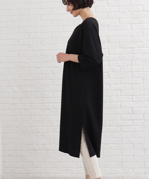 SHOO・LA・RUE（シューラルー）の「◆【接触冷感】さらりカフタンワンピース（ワンピース・レディース・ブラック/グリーン・02/03/04）」の8枚目の写真