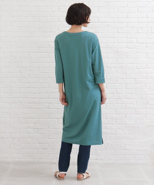 SHOO・LA・RUE（シューラルー）の「◆【接触冷感】さらりカフタンワンピース（ワンピース・レディース・ブラック/グリーン・02/03/04）」の13枚目の写真