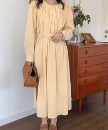Doula Doula（ドゥーラドゥーラ）の「タックベルト付きワンピース（ワンピース・レディース）」