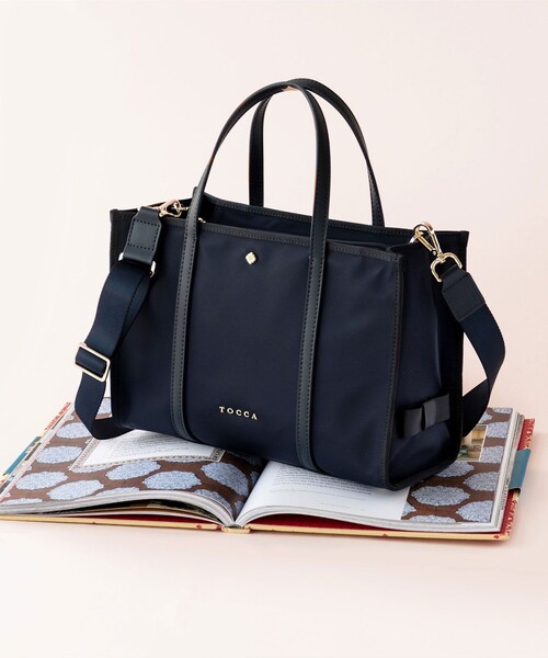 Side Tocca トッカ のトートバッグ Side バッグ Ribbon Tocca トッカ のファッション Nylontote トート