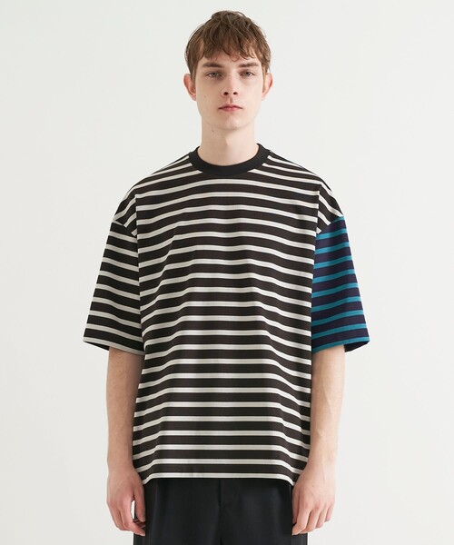 city（シティ）の「BORDER TEE（Tシャツ/カットソー・メンズ・ホワイト/グレー・1/2）」の11枚目の写真