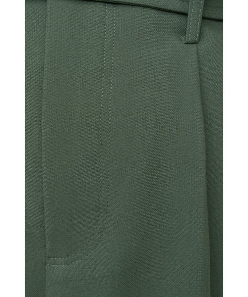 LA PEAU DE GEM（ラポドゥジェム）の「【LA PEAU DE GEM】ベルトスラックステーパードパンツ（スラックス・レディース・ブルー/グリーン・M/S）」の11枚目の写真