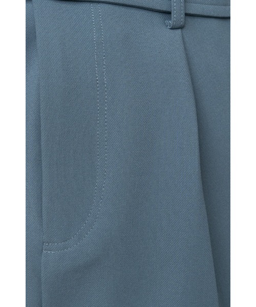 LA PEAU DE GEM（ラポドゥジェム）の「【LA PEAU DE GEM】ベルトスラックステーパードパンツ（スラックス・レディース・ブルー/グリーン・M/S）」の10枚目の写真