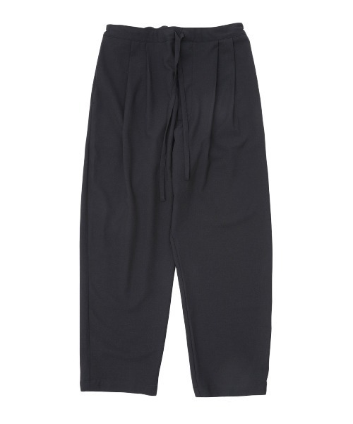GOLD（ゴールド）の「GOLD / ゴールド：CRAPE TWILL DRAW STRING PANTS：22A-GL42277[MUS]（その他パンツ・メンズ・ブラック/ネイビー・M/L）」の2枚目の写真