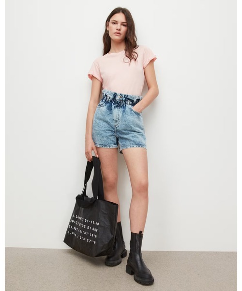 ALLSAINTS(オールセインツ)の「ANNA TEE | ANNA Tシャツ(Tシャツ/カットソー・レディース・ピンク系・4/6/8/10/2)」の5枚目の写真