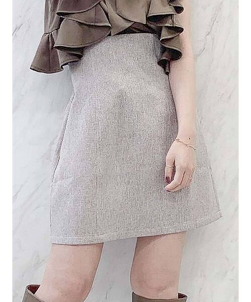 dazzlin（ダズリン）の「サマーツイードミニスカート（スカート・レディース・アイボリー/ブルー/モカ・SMALL/MEDIUM）」の3枚目の写真