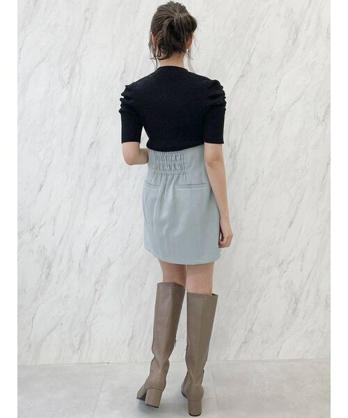 dazzlin（ダズリン）の「サマーツイードミニスカート（スカート・レディース・アイボリー/ブルー/モカ・SMALL/MEDIUM）」の11枚目の写真