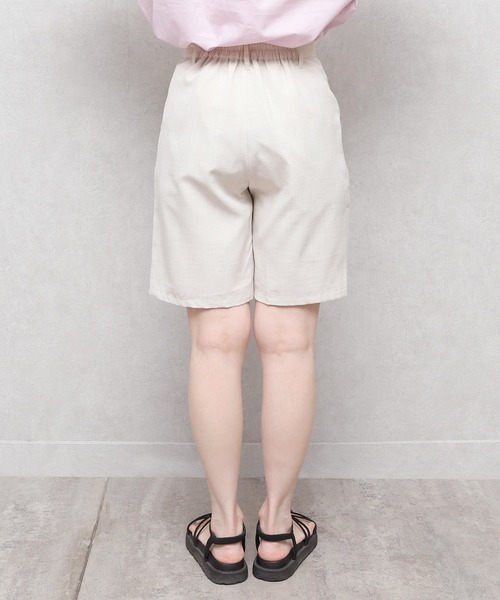 reca(レカ)の「リネンライクセンタープレスハーフパンツ(その他パンツ・レディース・ブラック/アイボリー・FREE)」の22枚目の写真