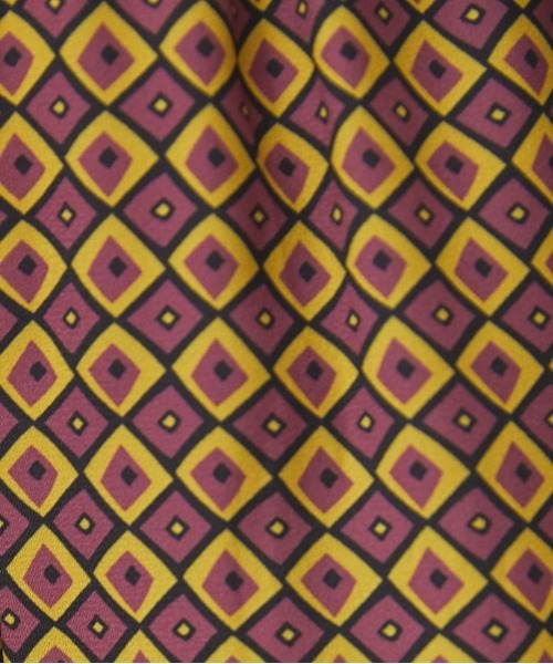 ANGIE（アンジー）の「プリントイージーパンツ（その他パンツ・レディース・グリーン/ネイビー/ピンク/ブルー・FREE）」の5枚目の写真