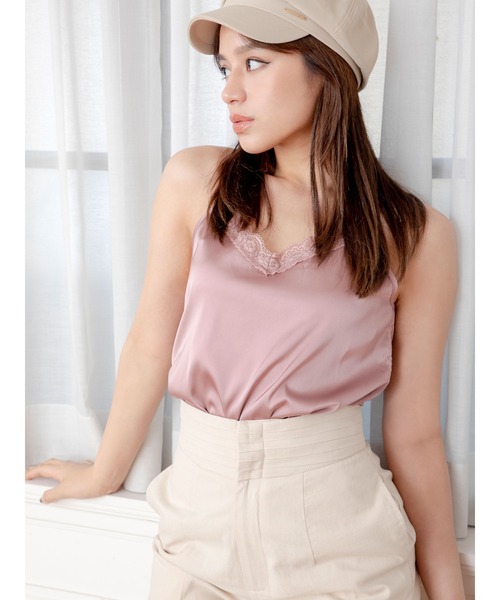 DURAS(デュラス)の「ハイウエストリネンパンツ(その他パンツ・レディース・モカ/ライトベージュ・FREE)」の4枚目の写真