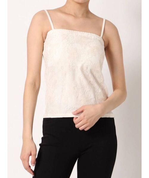 MERCURYDUO（マーキュリーデュオ）の「2WAYカップ付レースベアインナー（チューブトップ・レディース・ブラック/ベージュ/オフホワイト・FREE）」の2枚目の写真