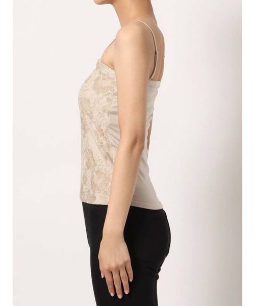 MERCURYDUO（マーキュリーデュオ）の「2WAYカップ付レースベアインナー（チューブトップ・レディース・ブラック/ベージュ/オフホワイト・FREE）」の6枚目の写真