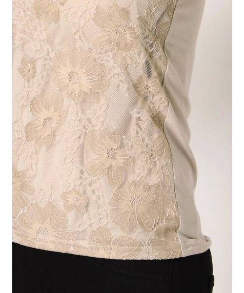 MERCURYDUO（マーキュリーデュオ）の「2WAYカップ付レースベアインナー（チューブトップ・レディース・ブラック/ベージュ/オフホワイト・FREE）」の10枚目の写真