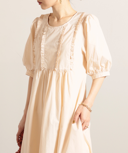 VERMEIL par iena(ヴェルメイユパーイエナ)の「【Bird&Knoll/バードアンドノール】ROSALIE DRESS(ワンピース・レディース・アイボリー・SMALL/X-SMALL)」の12枚目の写真