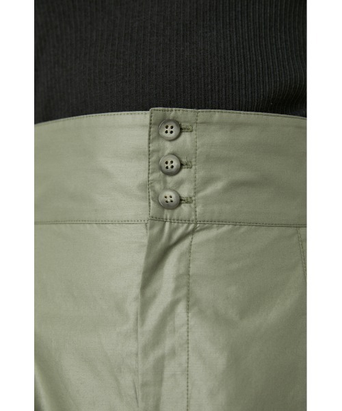 RIM.ARK（リムアーク）の「Glossy balloon SK（スカート・レディース・ライトカーキ/ブラック・38/36）」の5枚目の写真