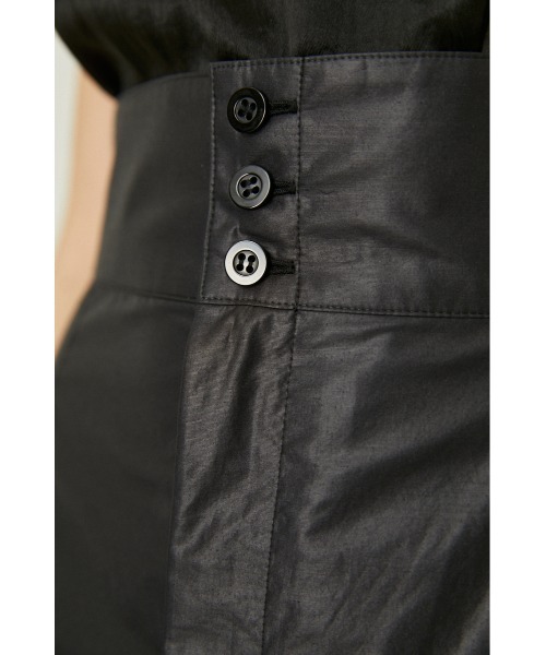 RIM.ARK（リムアーク）の「Glossy balloon SK（スカート・レディース・ライトカーキ/ブラック・38/36）」の17枚目の写真