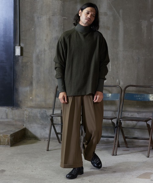 a lit r（ア リトル）の「mp10207-2タックイージーパンツ（その他パンツ・メンズ・ライトグレー/ブラック/カーキ/チャコール・M/L）」の11枚目の写真