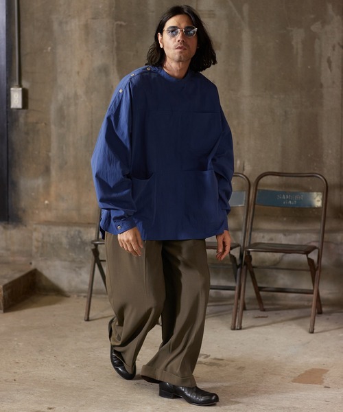 a lit r（ア リトル）の「mp10207-2タックイージーパンツ（その他パンツ・メンズ・ライトグレー/ブラック/カーキ/チャコール・M/L）」の8枚目の写真