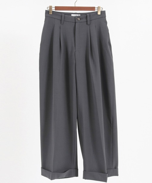 a lit r（ア リトル）の「mp10207-2タックイージーパンツ（その他パンツ・メンズ・ライトグレー/ブラック/カーキ/チャコール・M/L）」の13枚目の写真