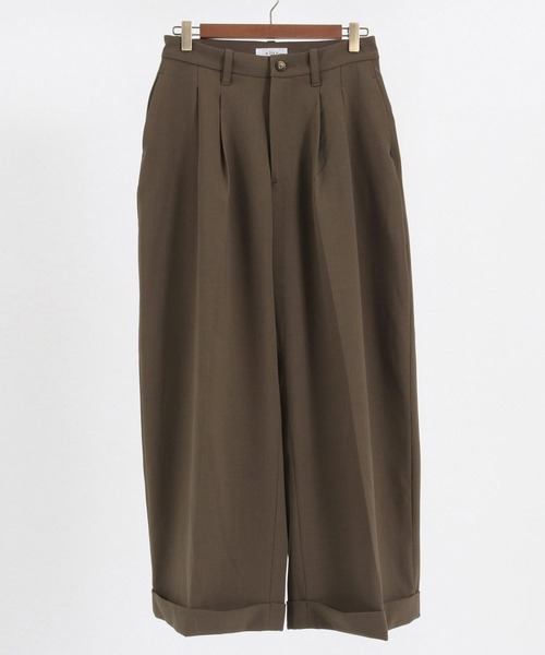 a lit r（ア リトル）の「mp10207-2タックイージーパンツ（その他パンツ・メンズ・ライトグレー/ブラック/カーキ/チャコール・M/L）」の7枚目の写真