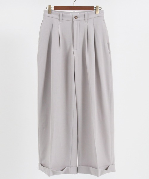 a lit r（ア リトル）の「mp10207-2タックイージーパンツ（その他パンツ・メンズ・ライトグレー/ブラック/カーキ/チャコール・M/L）」の10枚目の写真