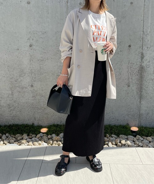 y/m by misato(イムバイミサト)の「フォルドハンドル2WAYショルダーBAG(ショルダーバッグ・レディース・ブラック/ベージュ・FREE)」の21枚目の写真