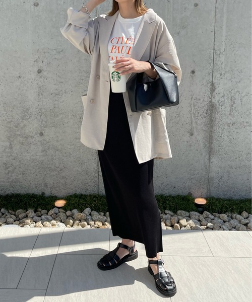 y/m by misato(イムバイミサト)の「フォルドハンドル2WAYショルダーBAG(ショルダーバッグ・レディース・ブラック/ベージュ・FREE)」の22枚目の写真