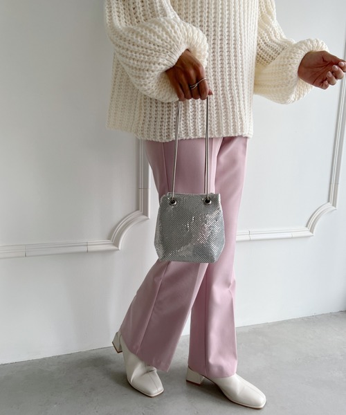 セール】glitter metallic shoulder Bag／グリッターメタリック