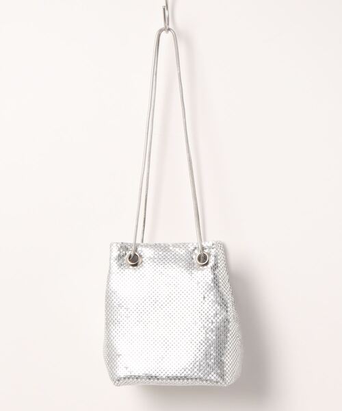 glitter metallic shoulder Bag／グリッターメタリック巾着ショルダーバッグ