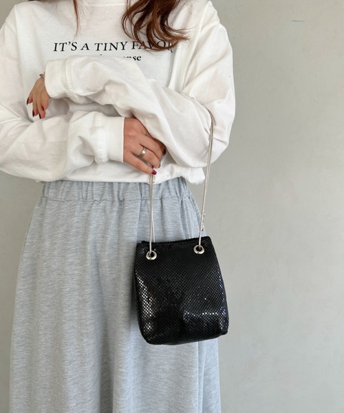 美品 glitter グリッター ブラック ショルダーバッグ Kate Spade Glitter Glimmer Shoulder Bag Black Holiday