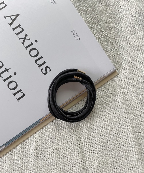 CLEA（クレア）の「サテンヘアアレンジワイヤー（その他ヘアアクセサリー・レディース・ブラック/ピンク/ブルー/グリーン/アイボリー/グレイッシュベージュ・FREE）」の12枚目の写真