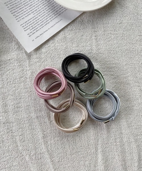 CLEA（クレア）の「サテンヘアアレンジワイヤー（その他ヘアアクセサリー・レディース・ブラック/ピンク/ブルー/グリーン/アイボリー/グレイッシュベージュ・FREE）」の15枚目の写真