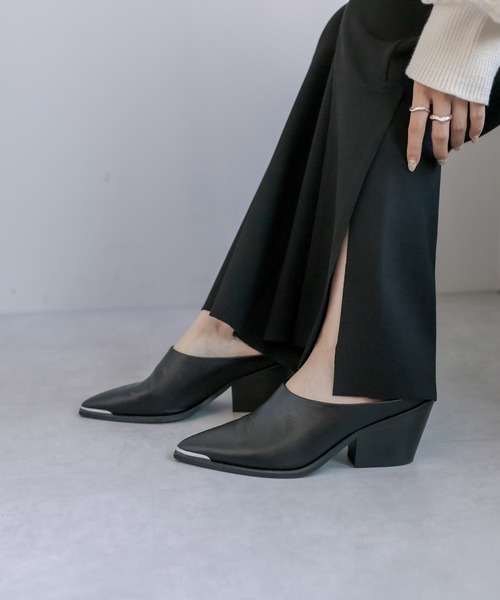 mystic（ミスティック）の「ウエスタンスリッポン（スリッポン・レディース・ブラック/ダークブラウン・38/36/37）」の2枚目の写真