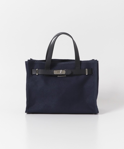 sita parantica（シータパランティカ）の「sita parantica　CANVAS LEATHER TOTE S（トートバッグ・レディース・ネイビー/ブラウン・-）」の17枚目の写真