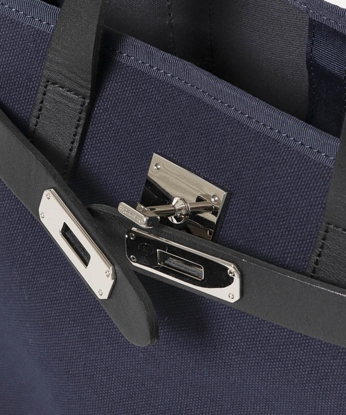 sita parantica（シータパランティカ）の「sita parantica　CANVAS LEATHER TOTE S（トートバッグ・レディース・ネイビー/ブラウン・-）」の13枚目の写真