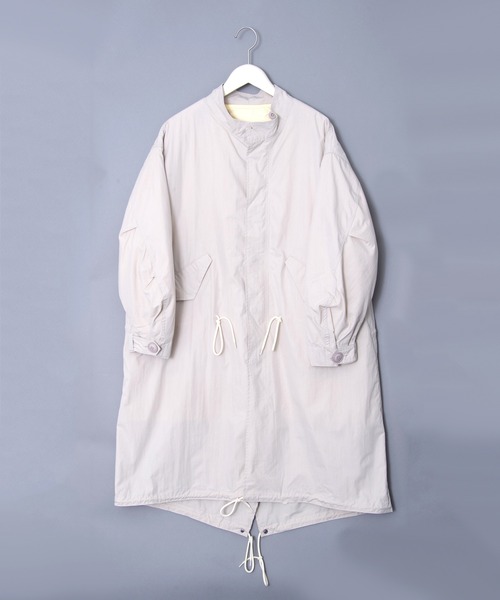 Revo.（レボ）の「【Revo.】ビッグシルエット M-65 モッズコート / キルティングライナー/ 2枚セット（モッズコート・メンズ・ブラック/オリーブ/アイボリー・MEDIUM/LARGE）」の2枚目の写真