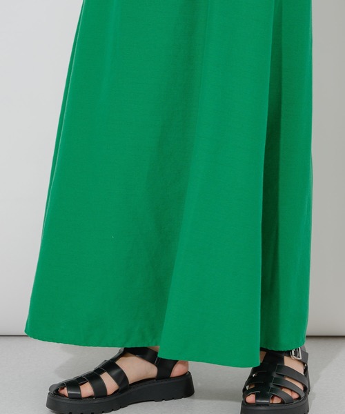 Paradise Picnic(パラダイスピクニック)の「フレンチリネンフレアスカート(スカート・レディース・ブラック/ピンク/グリーン・FREE)」の15枚目の写真