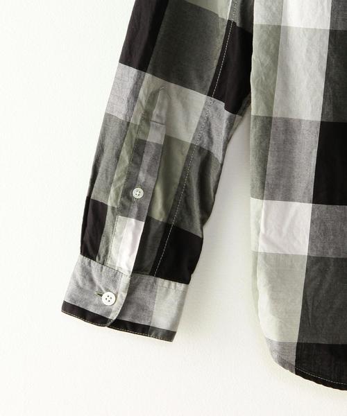 Steven Alan（スティーブンアラン）の「＜Steven Alan＞ 100/2 PANL/CHK S/N BD/ｼｬﾂ◆（シャツ/ブラウス・メンズ・オリーブ・SMALL/LARGE/MEDIUM/X-LARGE）」の4枚目の写真