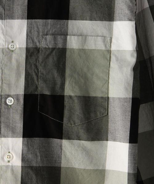 Steven Alan（スティーブンアラン）の「＜Steven Alan＞ 100/2 PANL/CHK S/N BD/ｼｬﾂ◆（シャツ/ブラウス・メンズ・オリーブ・SMALL/LARGE/MEDIUM/X-LARGE）」の6枚目の写真