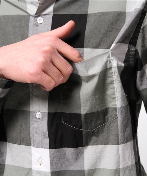 Steven Alan（スティーブンアラン）の「＜Steven Alan＞ 100/2 PANL/CHK S/N BD/ｼｬﾂ◆（シャツ/ブラウス・メンズ・オリーブ・SMALL/LARGE/MEDIUM/X-LARGE）」の8枚目の写真