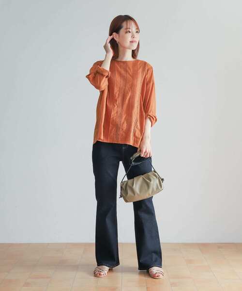 アーバンリサーチドアーズ　レース　ブラウス URBAN RESEARCH DOORS（アーバンリサーチドアーズ）の「アイレット