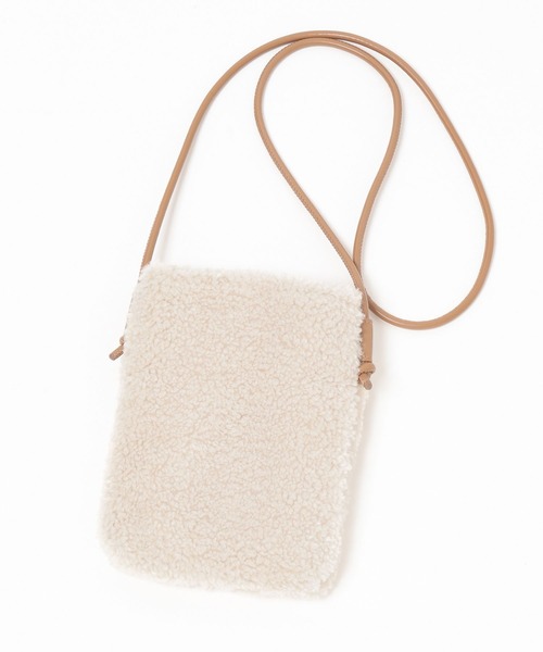 LEPSIM（レプシィム）の「アソートスマホショルダー　344203（ショルダーバッグ・レディース・ブラウン/アイボリー/チェック・ONE SIZE）」の9枚目の写真