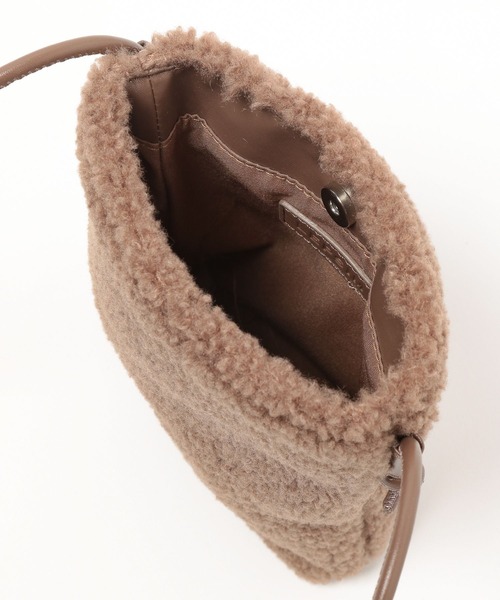 LEPSIM（レプシィム）の「アソートスマホショルダー　344203（ショルダーバッグ・レディース・ブラウン/アイボリー/チェック・ONE SIZE）」の21枚目の写真