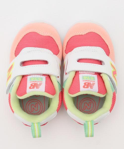 B:MING by BEAMS（ビーミングバイビームス）の「NEW BALANCE / FS574 15SS＜KIDS＞（スニーカー・キッズ・ピンク/グリーン・11/12）」の10枚目の写真